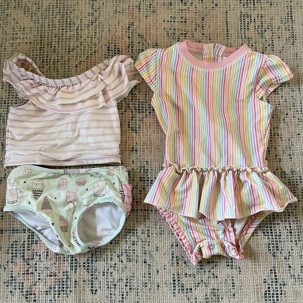 Ruffle Butts 2T swim bundle